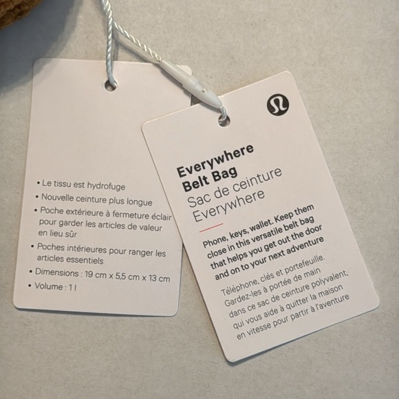 NWT Lululemon Everywhere Fleece Belt Bag Burnt Caramel - Picture 15 of 16